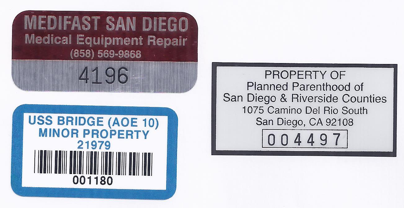 Print Rugged Asset Labels Asset Labels | Print San Diego